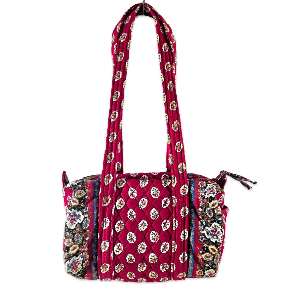Vera Bradley Red Floral Shoulder Bag EUC✨